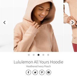 Lululemon all yours hoodie